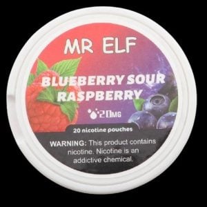 Mr Elf Blueberry Sour Raspberry 20mg Nicotine Tin