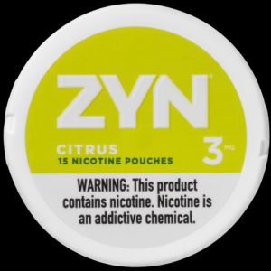 Zyn Citrus 3mg Nicotine Tin